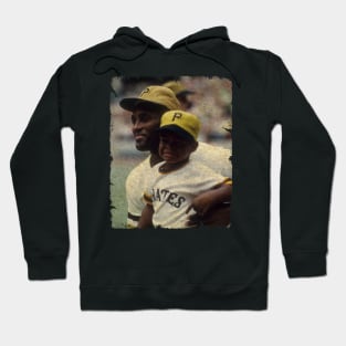 Roberto Clemente in Pittsburgh Pirates Hoodie